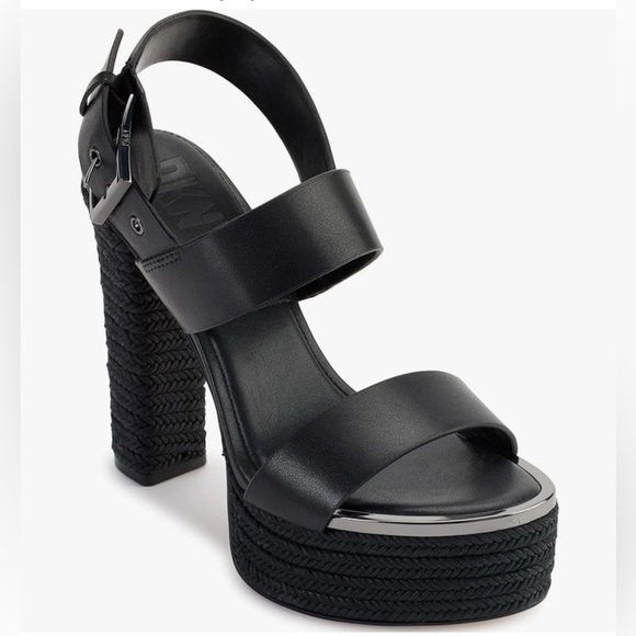 NEW Women's Everyday Yadira-Platform High Heeled Open Toe Sandal Black Size 10 - Picture 2 of 12